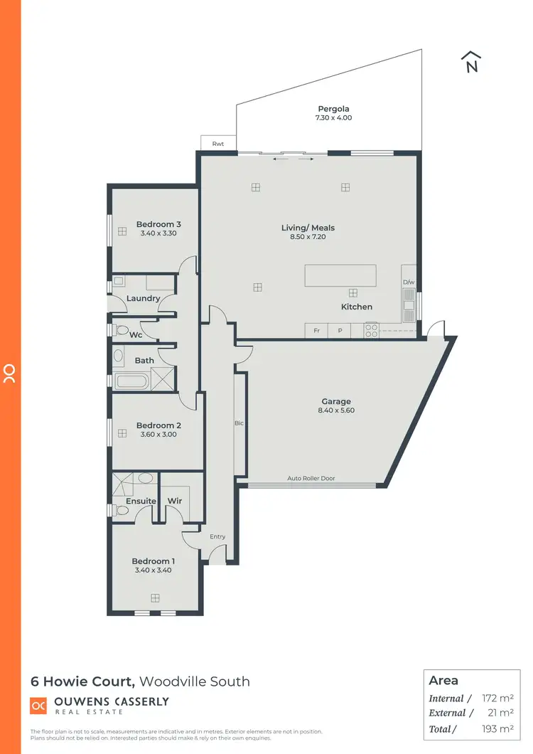 Floorplan of Homely house listing, 6 Howie Court, Woodville South SA 5011