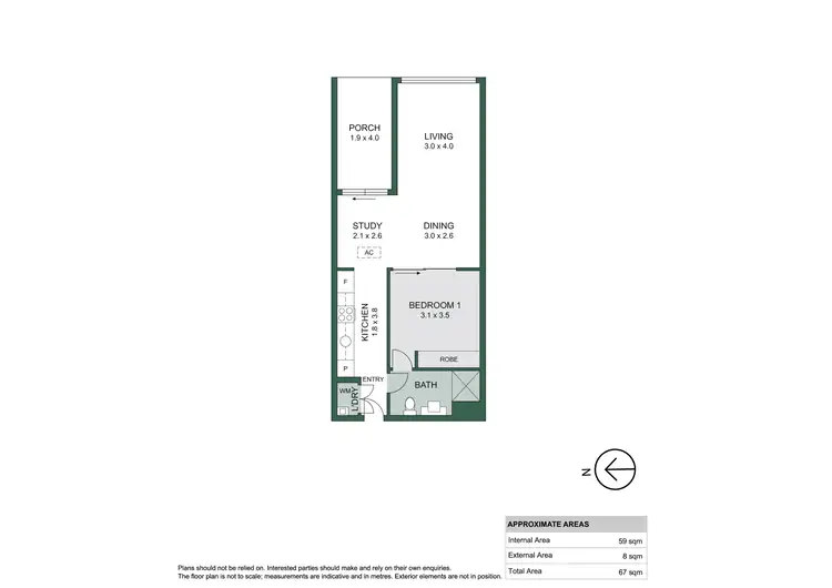 Floorplan of Homely apartment listing, 1018/160 Grote Street, Adelaide SA 5000