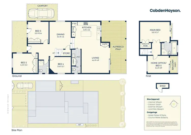 Floorplan of Homely house listing, 4 Sibbick Street, Russell Lea NSW 2046