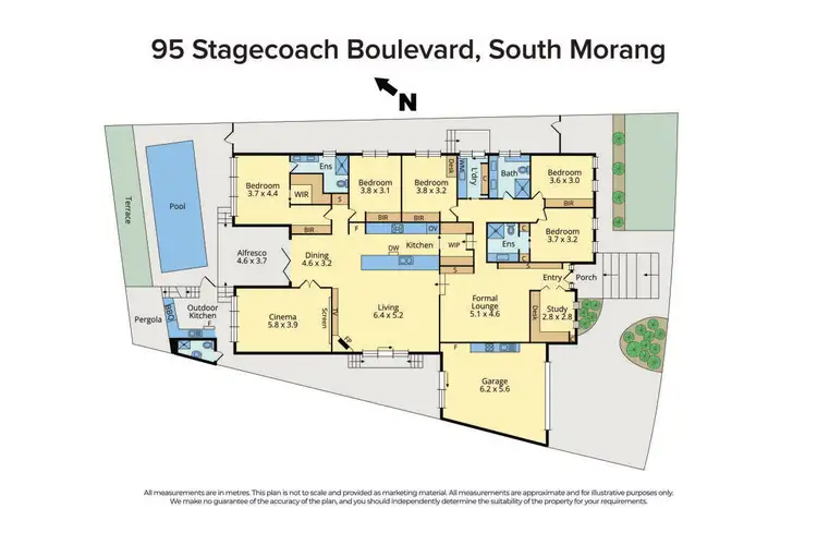 Floorplan of Homely house listing, 95 Stagecoach Boulevard, South Morang VIC 3752