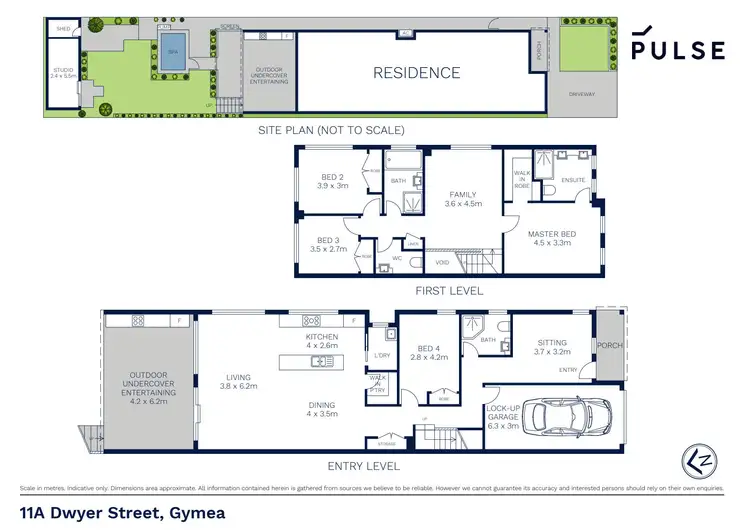 Floorplan of Homely semi-detached listing, 11a Dwyer Street, Gymea NSW 2227
