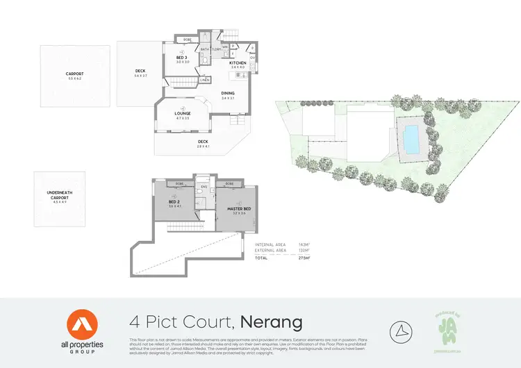 Floorplan of Homely house listing, 4 Pict Court, Nerang QLD 4211