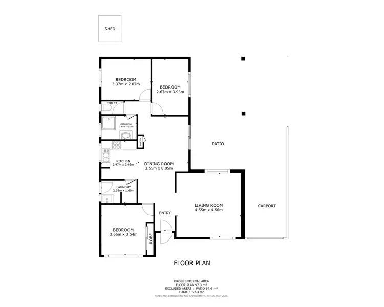 Floorplan of Homely house listing, 62 Trafalgar Road, Mount Sheridan QLD 4868