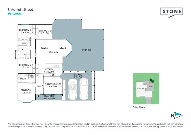 Floorplan of Homely house listing, 8 Marrett Street, Amaroo ACT 2914