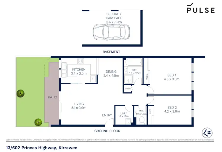 Floorplan of Homely apartment listing, 13/602-608 Princes Highway, Kirrawee NSW 2232