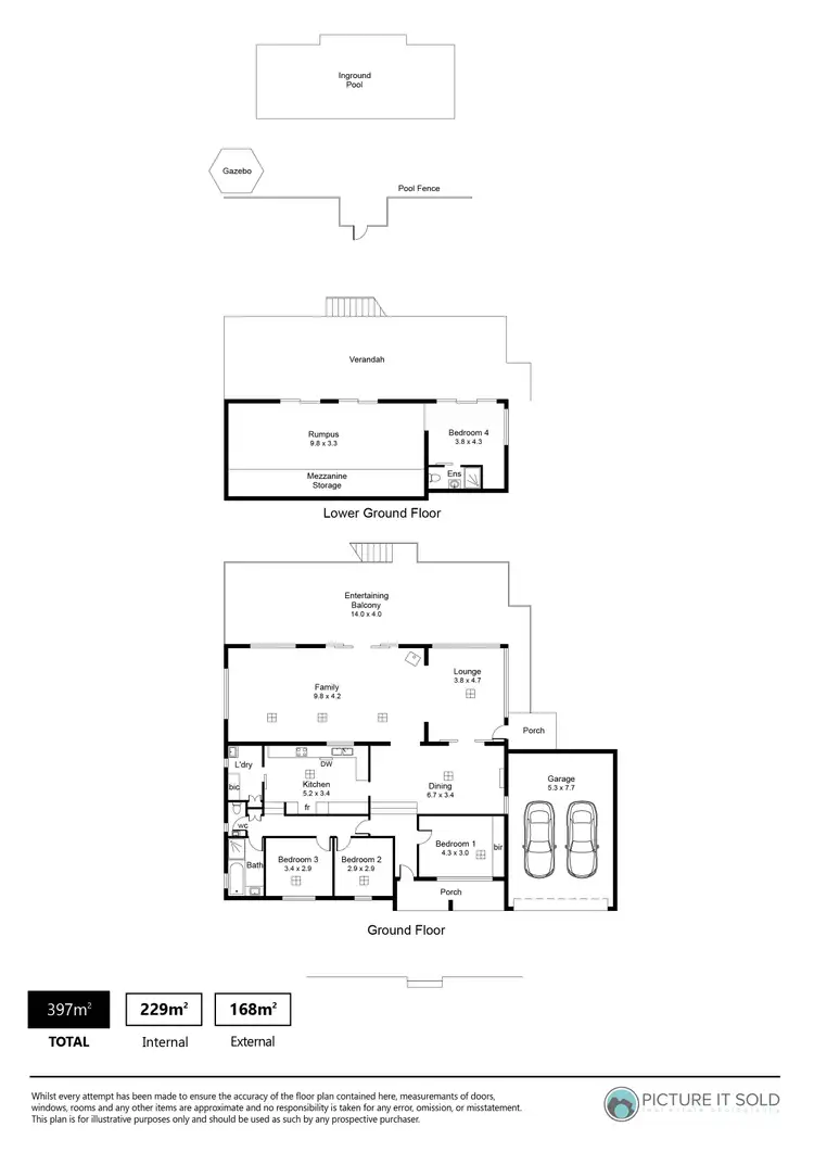 Floorplan of Homely house listing, 55 Bellaview Road, Flagstaff Hill SA 5159