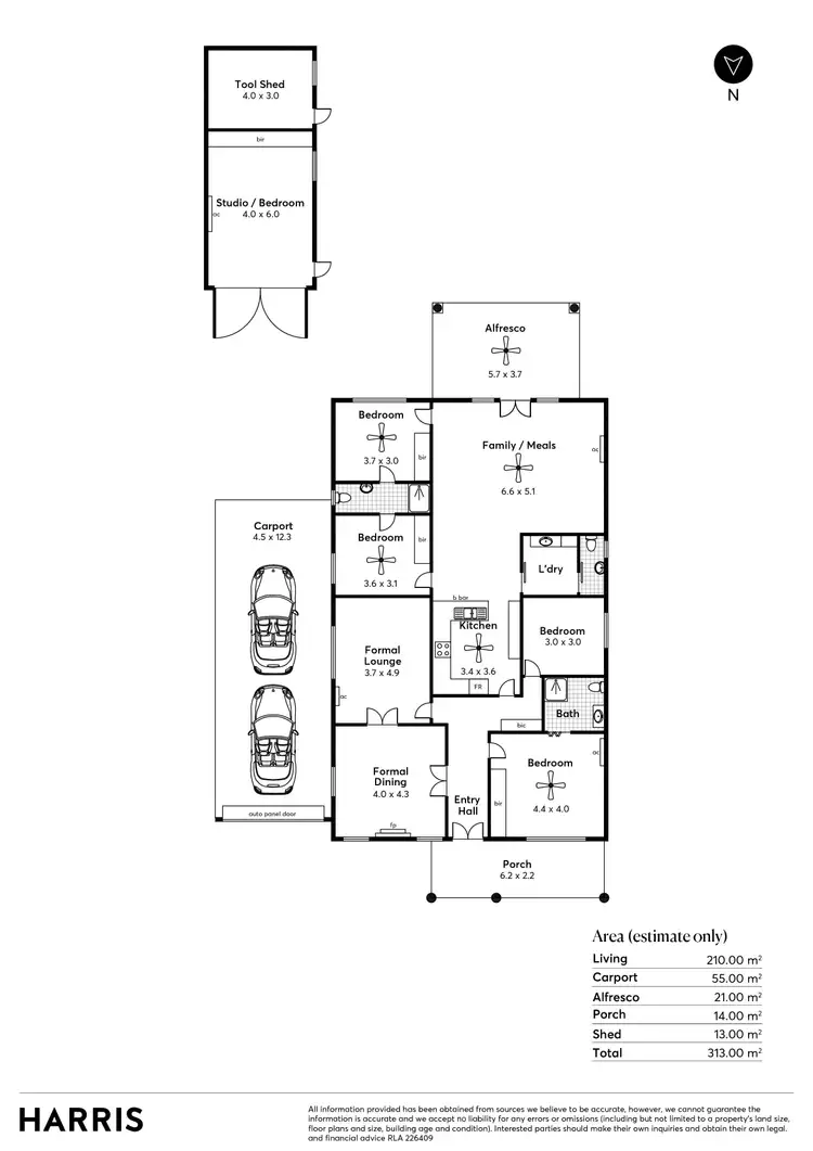 Floorplan of Homely house listing, 21 Alfred Road, West Croydon SA 5008