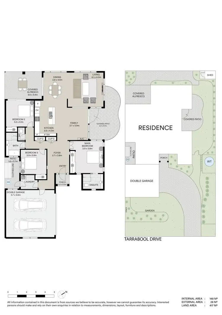 Floorplan of Homely house listing, 5 Tarrabool Drive, Elanora QLD 4221