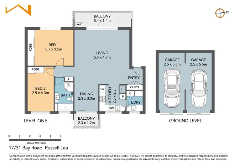 Floorplan of Homely apartment listing, 17/31 Bay Road, Russell Lea NSW 2046