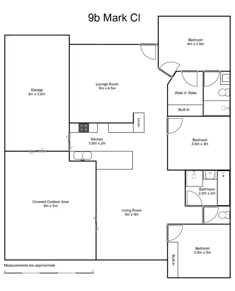 Floorplan of Homely house listing, 9b Mark Close, Grafton NSW 2460