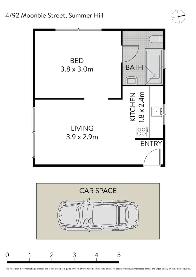 Floorplan of Homely apartment listing, 4/92 Moonbie Street, Summer Hill NSW 2130