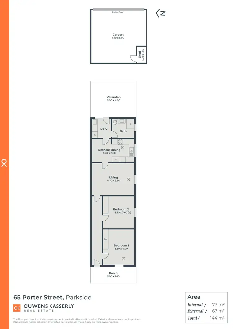 Floorplan of Homely house listing, 65 Porter Street, Parkside SA 5063