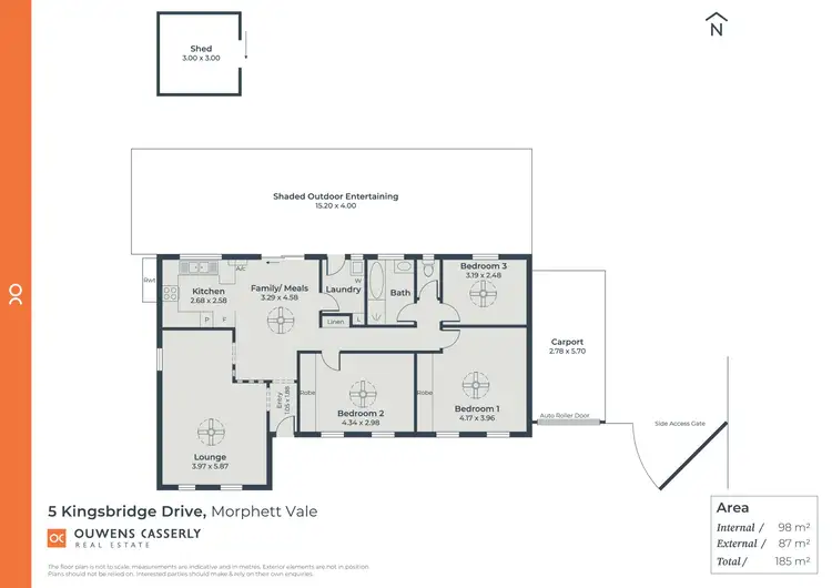 Floorplan of Homely house listing, 5 Kingsbridge Drive, Morphett Vale SA 5162