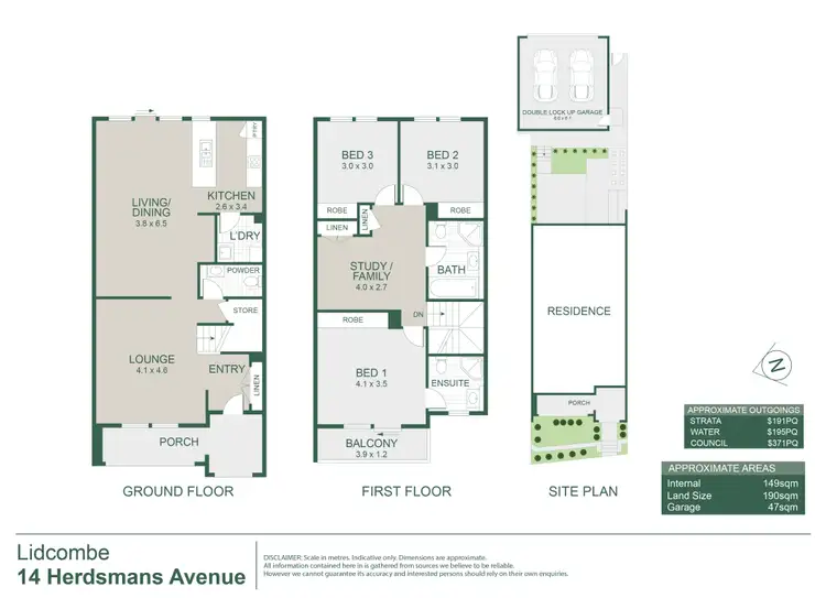 Floorplan of Homely house listing, 14 Herdsmans Avenue, Lidcombe NSW 2141