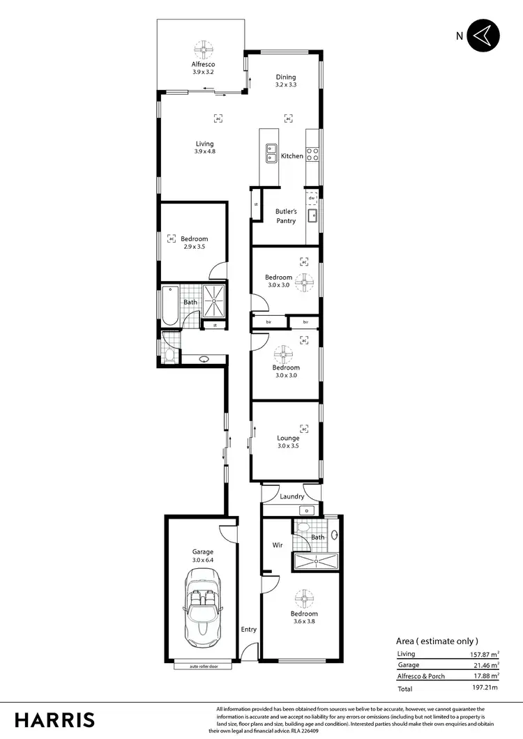 Floorplan of Homely house listing, 11 Tafquin Street, Panorama SA 5041