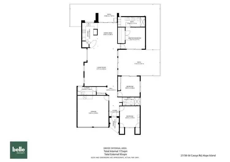 Floorplan of Homely house listing, 27/38-56 Caseys Road, Hope Island QLD 4212