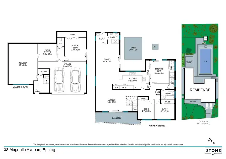 Floorplan of Homely house listing, 33 Magnolia Avenue, Epping NSW 2121