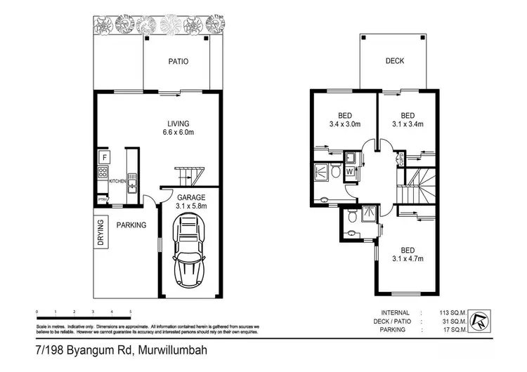 Floorplan of Homely semi-detached listing, 7/198 Byangum Road, Murwillumbah NSW 2484