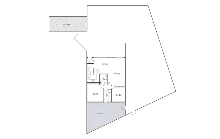 Floorplan of Homely house listing, 49 McNamara Street, Pearce ACT 2607