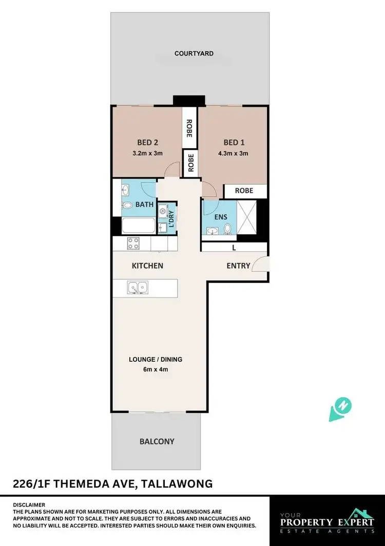 Floorplan of Homely apartment listing, 226/1F Themeda Avenue, Tallawong NSW 2762