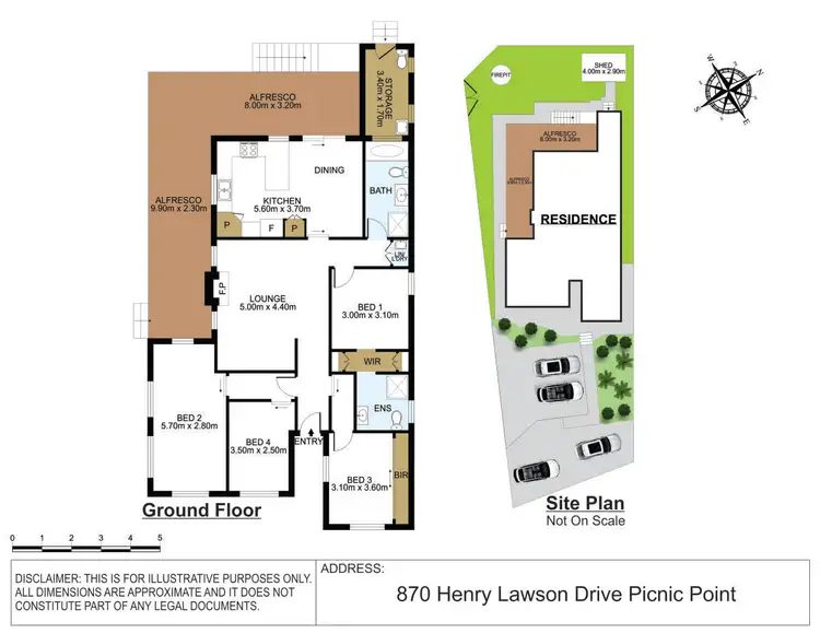 Floorplan of Homely house listing, 870 Henry Lawson Drive, Picnic Point NSW 2213