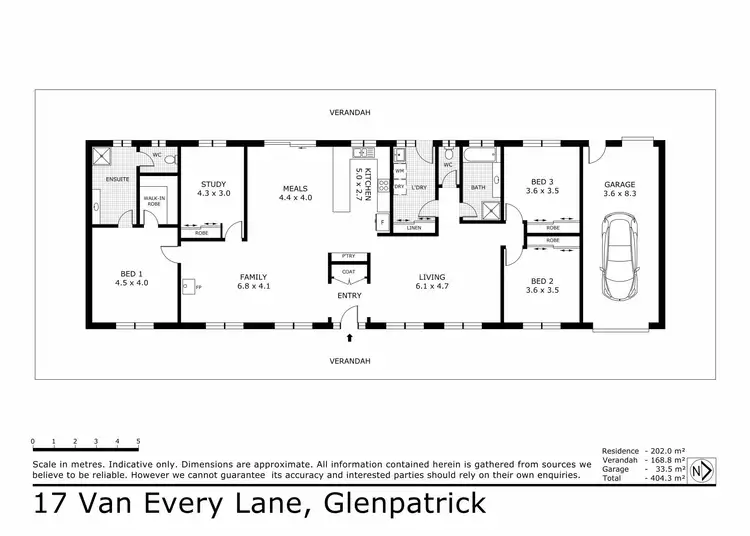 Floorplan of Homely rural property listing, 17 Van Every Lane, Glenpatrick VIC 3469