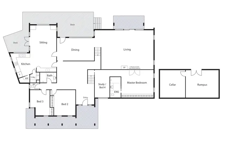 Floorplan of Homely house listing, 28 Nelson Place, Curtin ACT 2605
