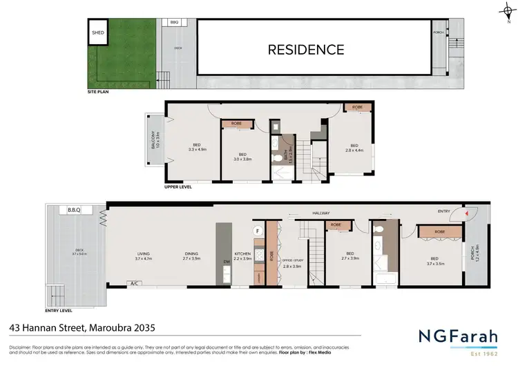 Floorplan of Homely house listing, 43 Hannan Street, Maroubra NSW 2035