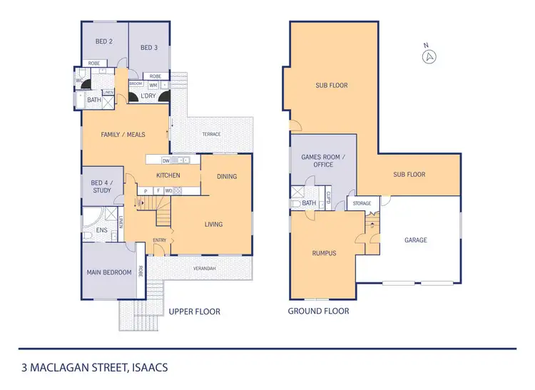 Floorplan of Homely house listing, 3 Maclagan Street, Isaacs ACT 2607
