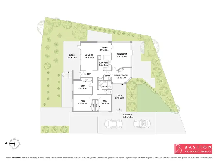 Floorplan of Homely house listing, 24 Skinner Street, Cook ACT 2614