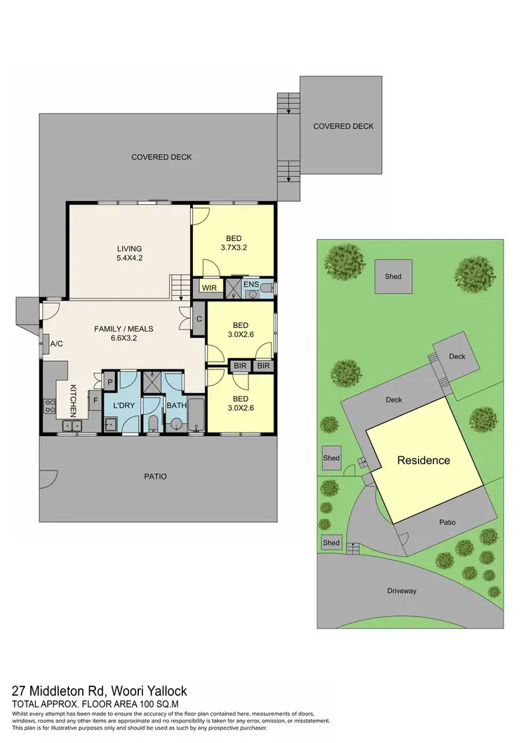 Floorplan of Homely house listing, 27 Middleton Drive, Woori Yallock VIC 3139