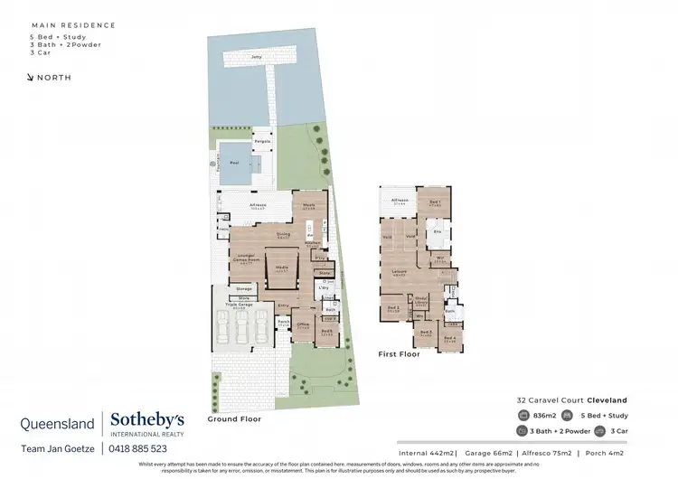 Floorplan of Homely house listing, 32 Caravel Court, Raby Bay QLD 4163