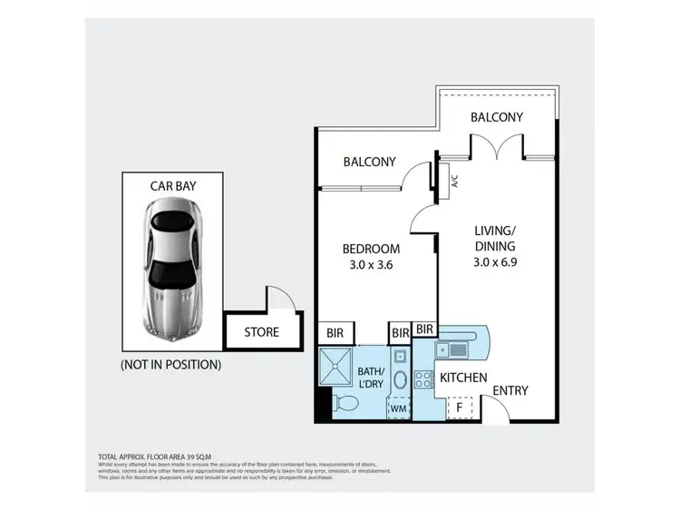 Floorplan of Homely apartment listing, 11/16 Hensman Street, South Perth WA 6151