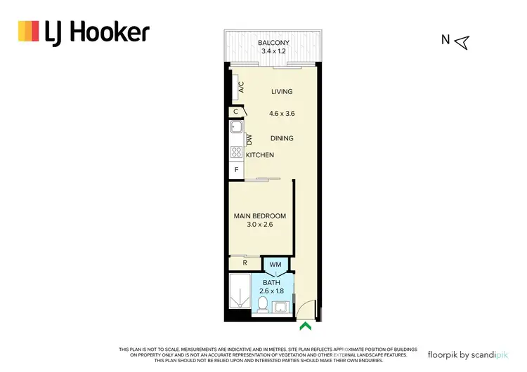 Floorplan of Homely apartment listing, 715/17 Singers Lane, Melbourne VIC 3000