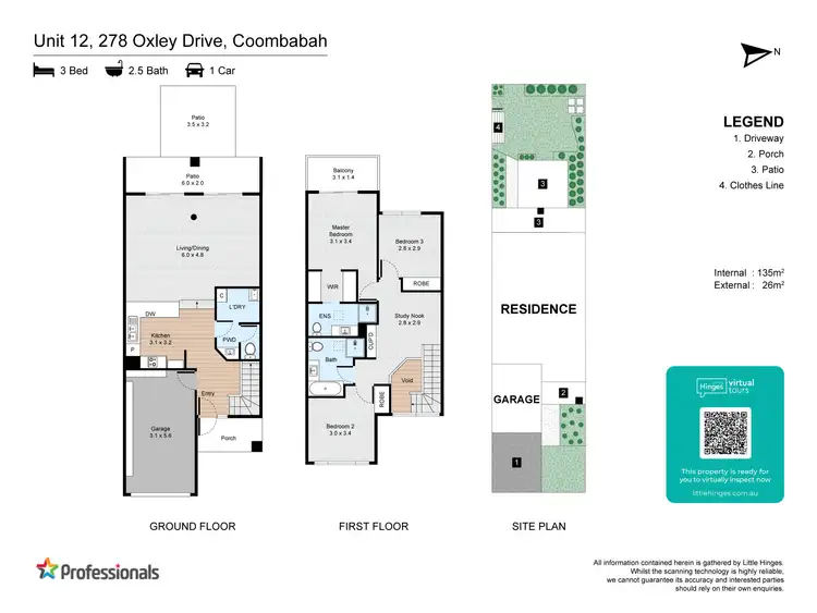Floorplan of Homely house listing, 12/278 Oxley Drive, Paradise Point QLD 4216