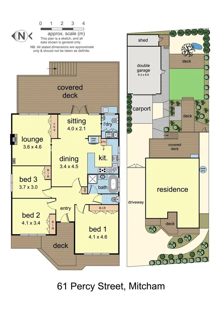 Floorplan of Homely house listing, 61 Percy Street, Mitcham VIC 3132