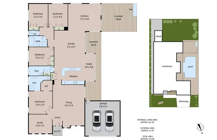 Floorplan of Homely house listing, 9 Garo Crescent, Mount Martha VIC 3934