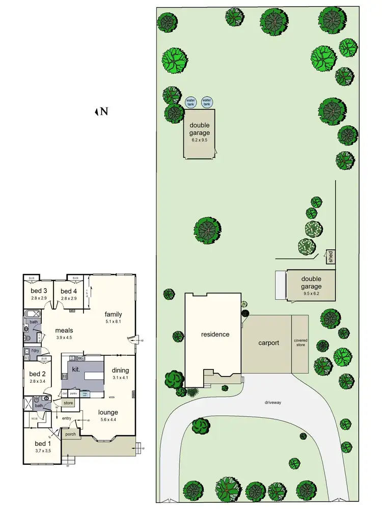 Floorplan of Homely house listing, 31-33 Wellington Road, Wandin North VIC 3139