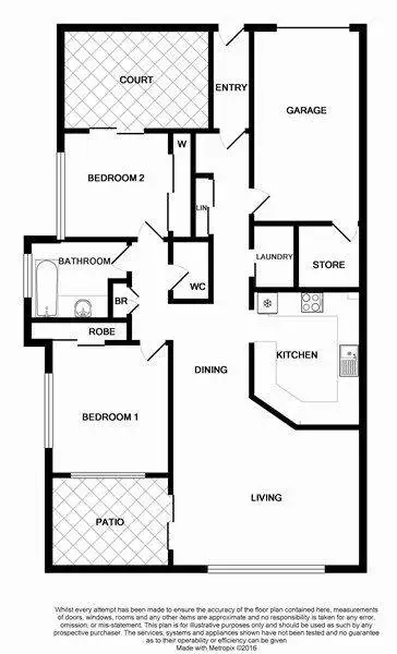 Floorplan of Homely unit listing, 15/12-24 Sanctuary Drive, Idalia QLD 4811