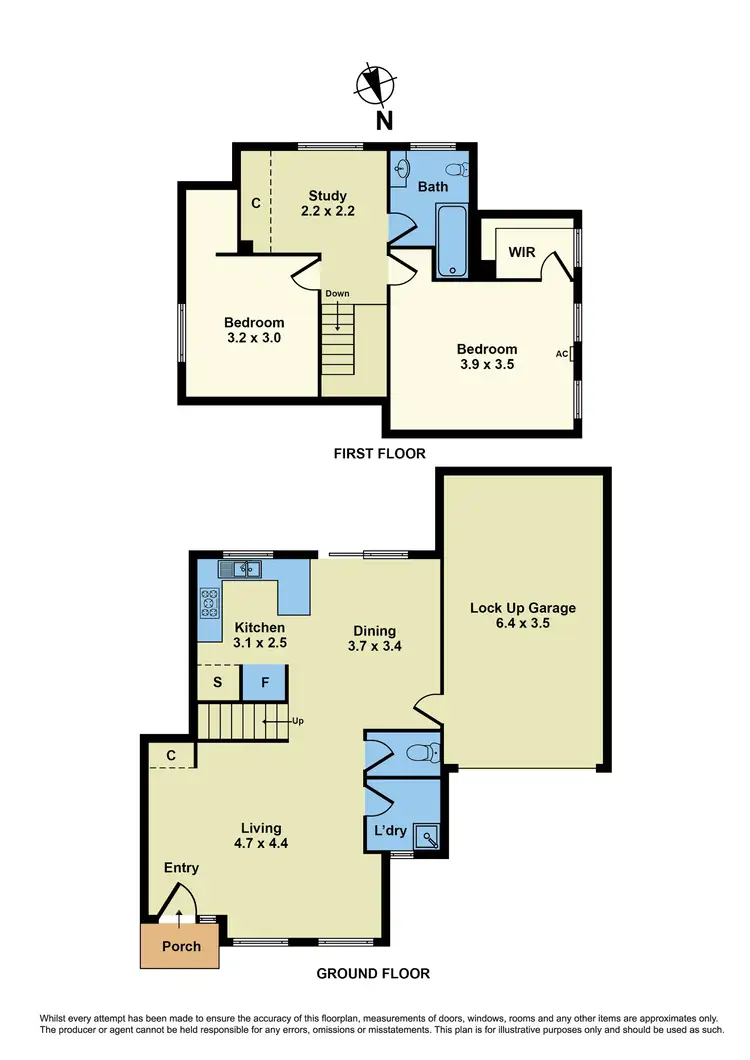 Floorplan of Homely house listing, 2/29 Howden Crescent, Braybrook VIC 3019