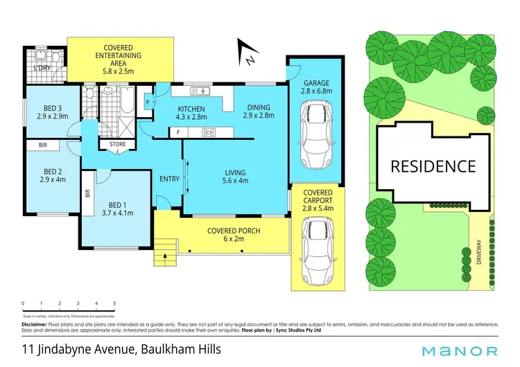 Floorplan of Homely house listing, 11 Jindabyne Avenue, Baulkham Hills NSW 2153