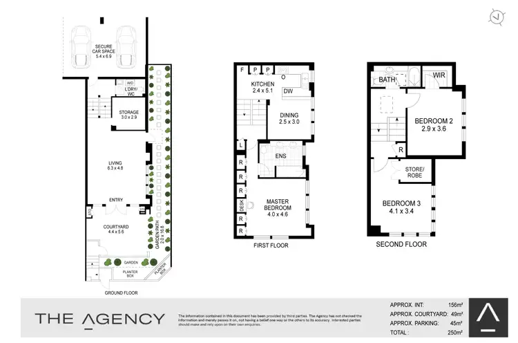 Floorplan of Homely townhouse listing, 1 Sutherland Lane, Cremorne NSW 2090