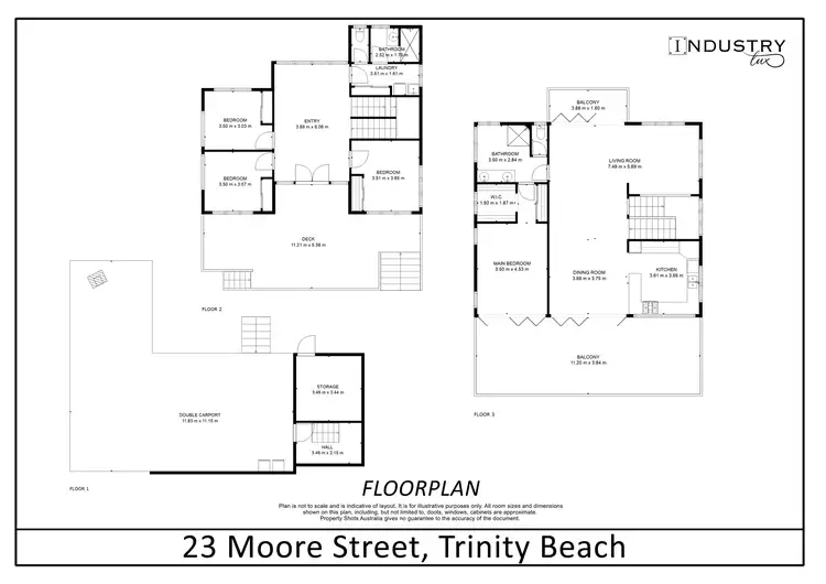 Floorplan of Homely house listing, 23 Moore Street, Trinity Beach QLD 4879