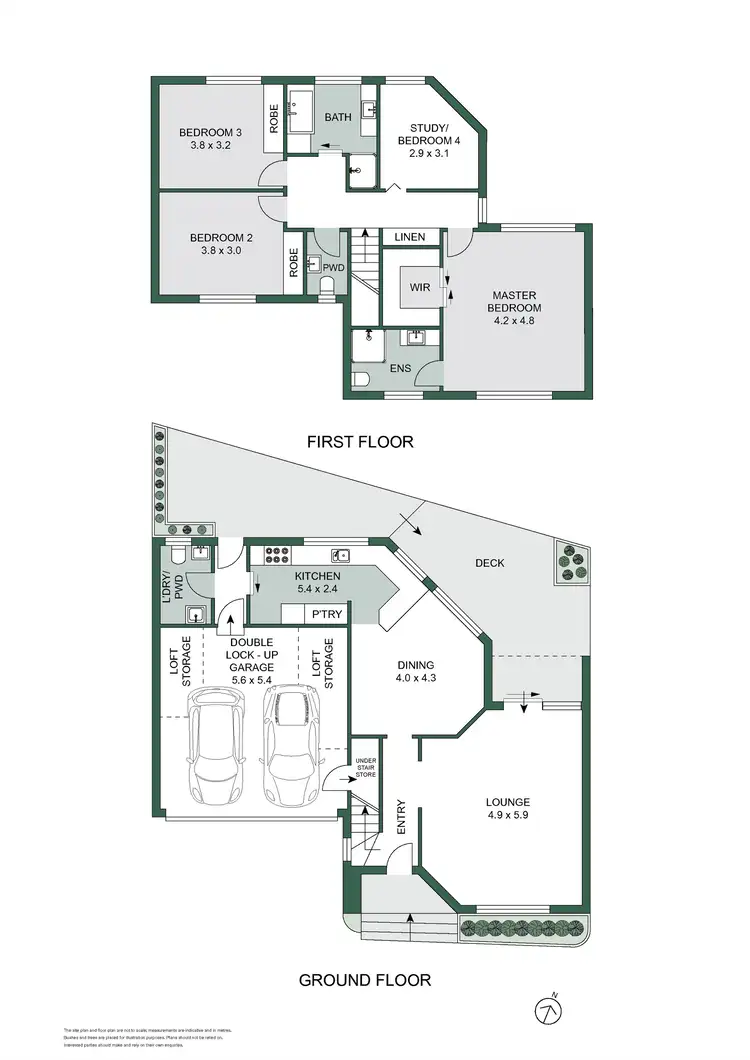 Floorplan of Homely townhouse listing, 2/169 Woodland Street, Balgowlah NSW 2093