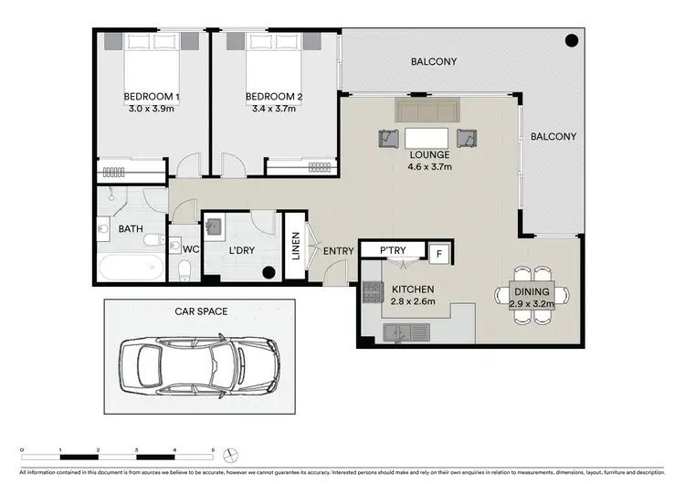 Floorplan of Homely unit listing, 11/19 Good Street, Parramatta NSW 2150