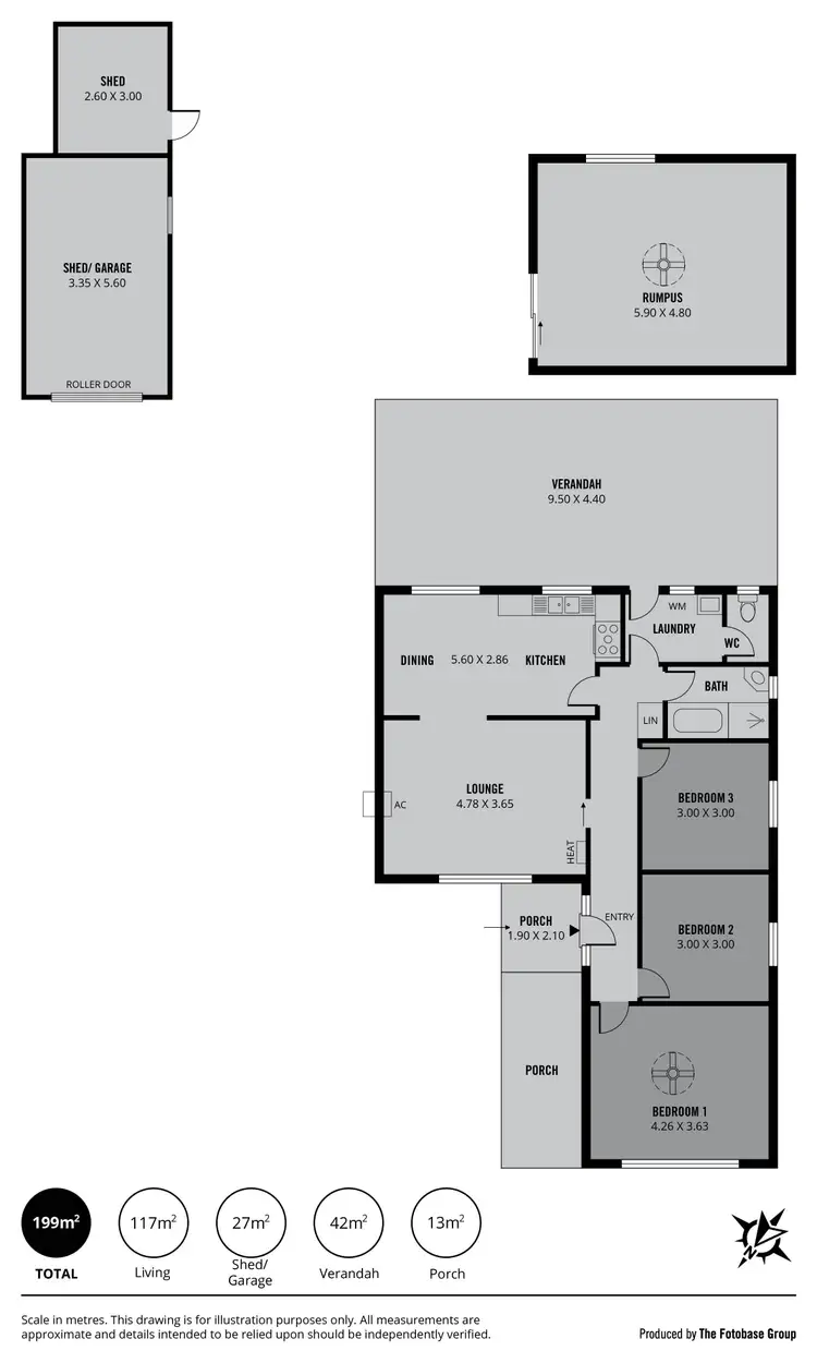 Floorplan of Homely house listing, 25 Hampshire Crescent, Valley View SA 5093