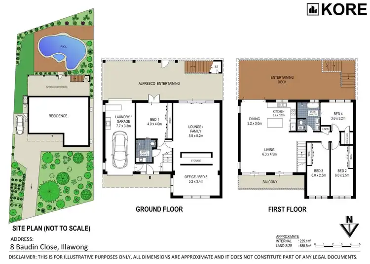 Floorplan of Homely house listing, 8 Baudin Close, Illawong NSW 2234