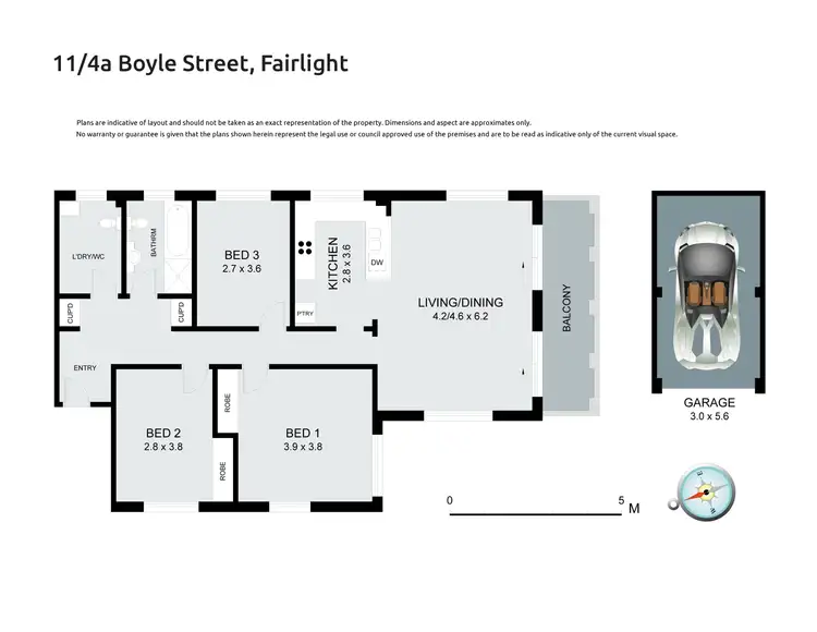 Floorplan of Homely apartment listing, 11/4a Boyle Street, Fairlight NSW 2094