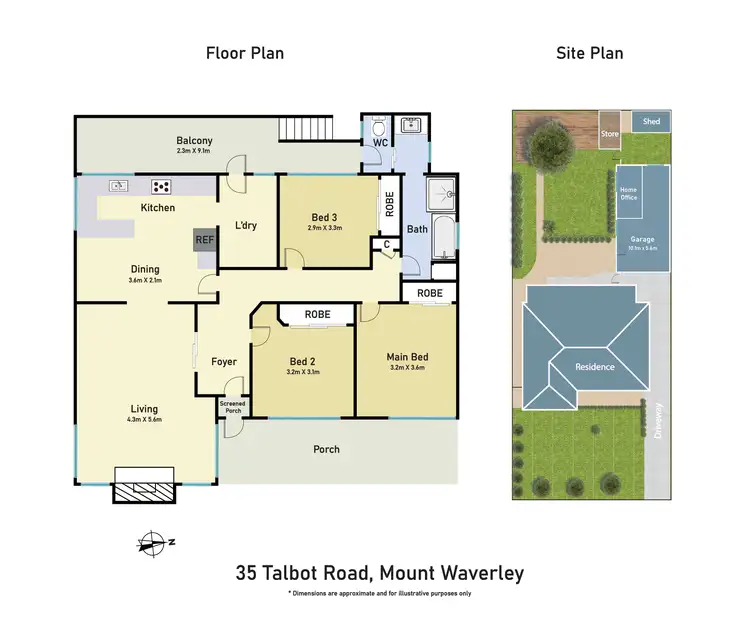 Floorplan of Homely house listing, 35 Talbot Road, Mount Waverley VIC 3149