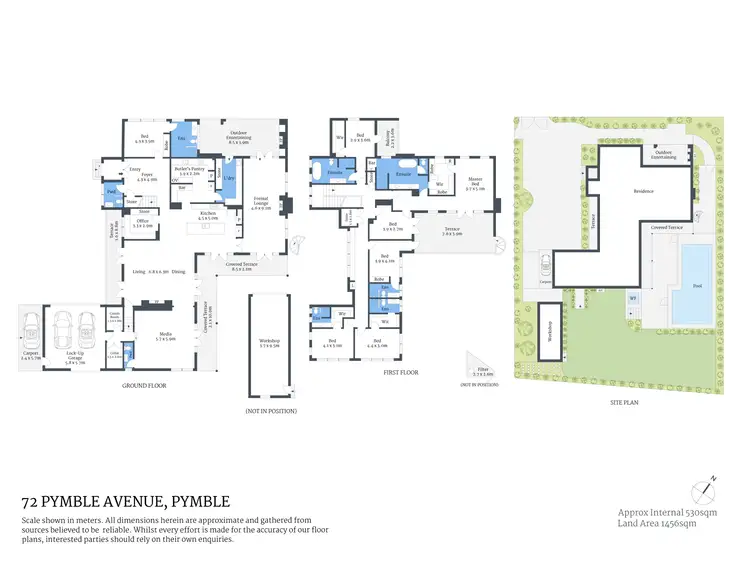 Floorplan of Homely house listing, 72 Pymble Avenue, Pymble NSW 2073